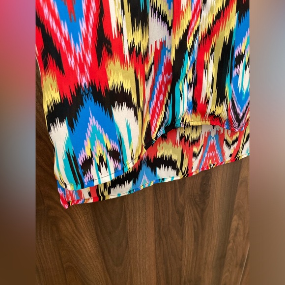 Urban Outfitters Silence + Noise Red Multicolor Mid Thigh Excellent Dress Small - Picture 5 of 6